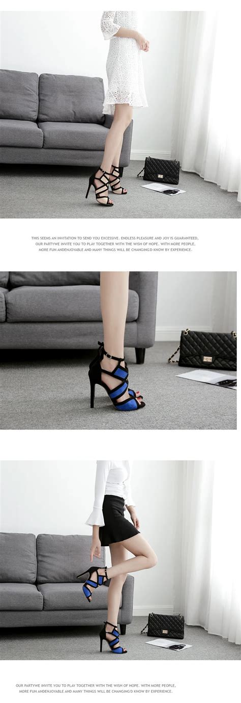 Sexy Sandals Hollow Out Buckle Strap High Heels Bridesmaid Bridal