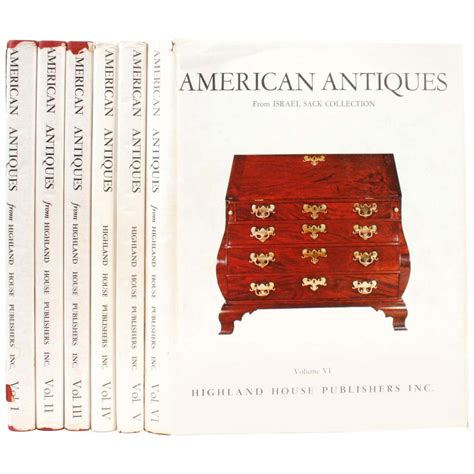 American Antiques From Israel Sack Collection Six Volume Set At 1stdibs Israel Sack Antiques