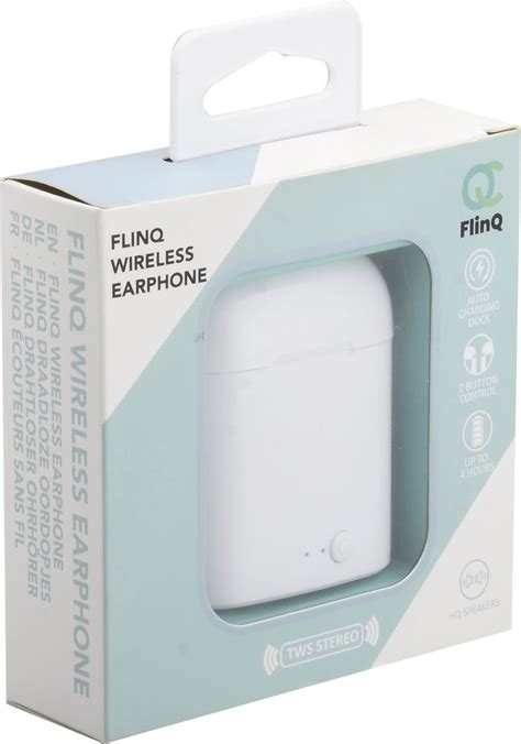 Flinq True Wireless Earbuds Draadloze Oordopjes Wit Bol