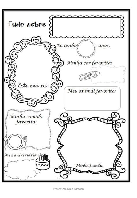 Quem Sou Eu Atividades Imprimir Exercicios Identidade S Escola