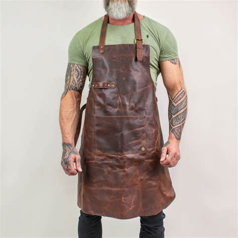 Company Logo Branded Leather Apron | Coffee Shops, Chefs, Butchers ...