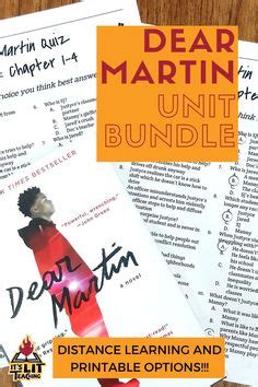 380 Dear Martin by Nic Stone Teaching Resources ideas in 2023 ...