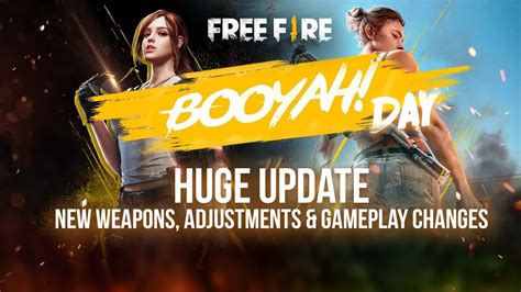 Free Fire Booyah Day Update New Weapons Various Adjustments