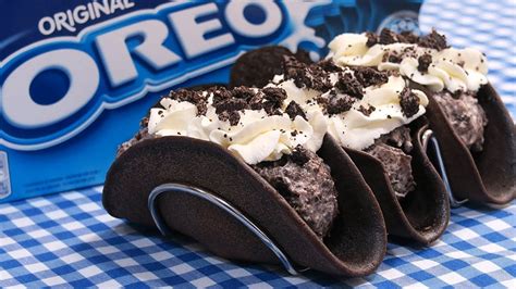 Aprende Con Este Vídeo Cómo Hacer Unos Tacos De Oreo Muy Fácil Y Ricos Sin Hornear La Receta