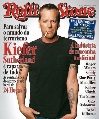 Kiefer Sutherland Kiefer Sutherland Rolling Stone Magazine Cover