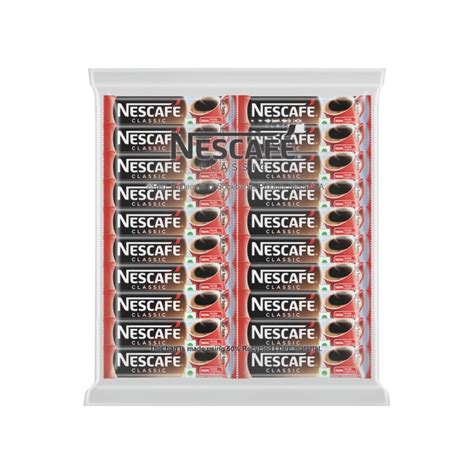 Nescafe Classic Instant Coffee Powder 100 Pure Coffee Pack Of 60 Sachet Price Buy Online