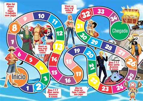 Jogo De Tabuleiro Personalizado One Piece