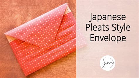 Pleats Envelope Japanese T Wrapping Youtube