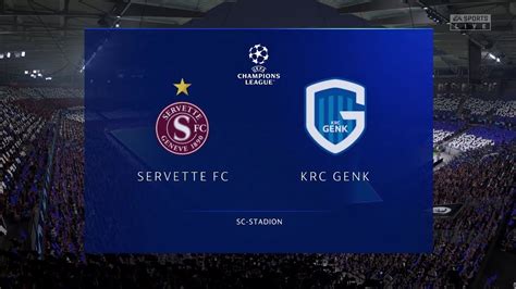 Fifa Servette Fc Vs Krc Genk Sc Stadion Gameplay Youtube