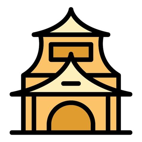 Premium Vector Pagoda House Icon Outline Vector Chinese Building