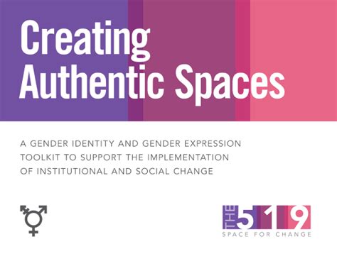 Creating Authentic Spaces A Gender Identity And Gender Expression Toolkit Sure