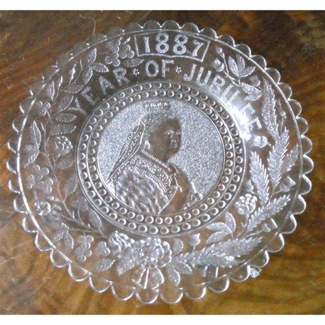 Antique Glass Royal Jubilee Plate Queen By Foxcreekvintage On Etsy