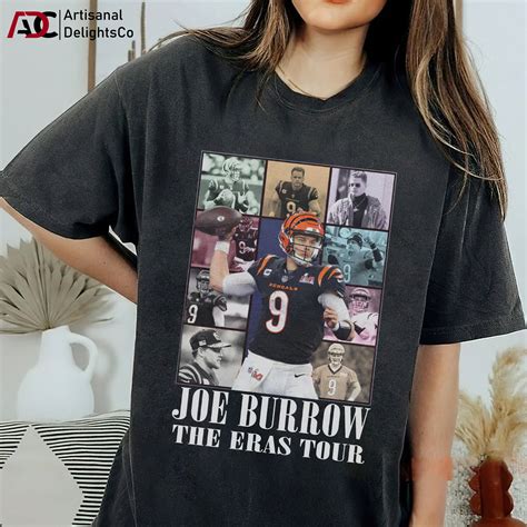 Joe Burrow The Eras Tour Shirt Joe Burrow Joe Burrow Shirt Etsy