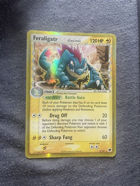 Pokémon Feraligatr Delta Species EX Dragon Frontiers 2 101