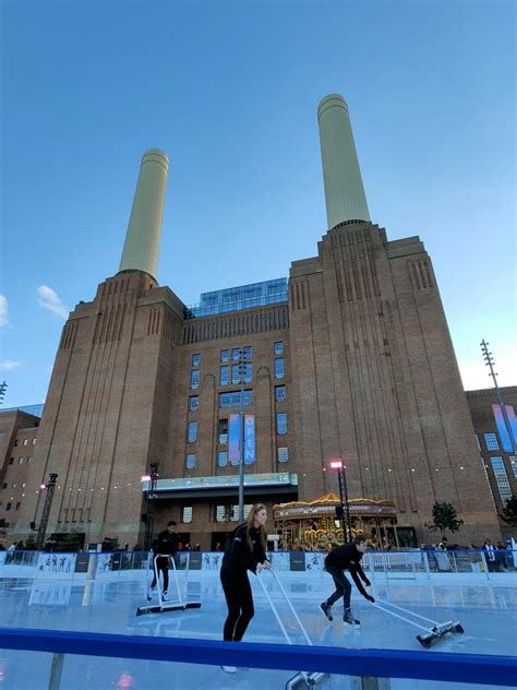 Ice skating starts today at Battersea Power Station : r/london