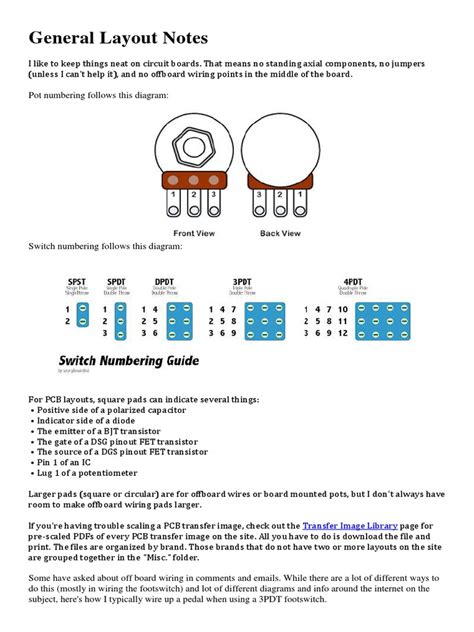 Perf And Pcb Effects Layouts General Layout Notes Download Free Pdf Transistor Field