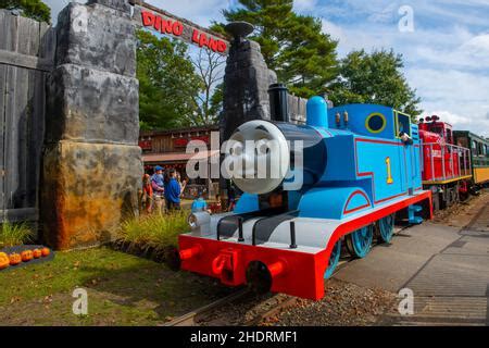 Thomas the Tank Engine on Edaville Railroad in Thomas Land USA in ...