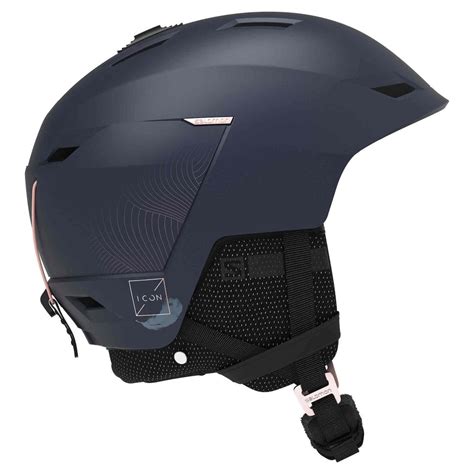 Salomon Icon Lt Custom Air Womens Helmet Wisteria Navy Ski