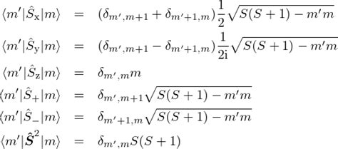 Spin Operators