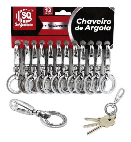 Chaveiros Argola Dupla Resistente Organizador De Chaves