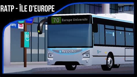 Ligne Ratp Le D Europe Iveco Urbanway H Idfm Roblox