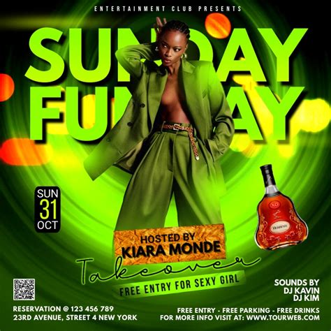 Copy Of Sunday Funday Party Postermywall