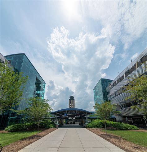 Charlotte Airport Air Traffic Control Tower And Parking Photograph By