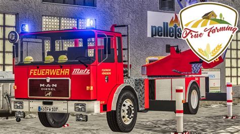 Ls True Farming Feuerwehr Notruf Drehleiter Im