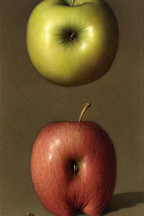 An Apple In The Style Of Wayne Barlowe Gustav Moreau Stable