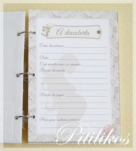 Diário E Álbum Da Gravidez Nude unissex Elo