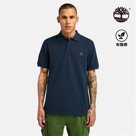 Timberland 男款深寶石藍休閒短袖polo衫a6943433 長袖polo Yahoo奇摩購物中心