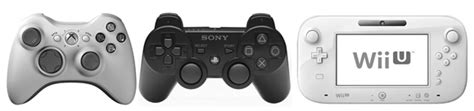 Xbox 360 Playstation 3 And Wii U Controllers Download Scientific