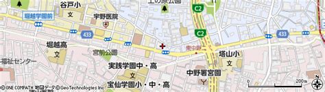 東京都中野区東中野2丁目3の地図 住所一覧検索｜地図マピオン