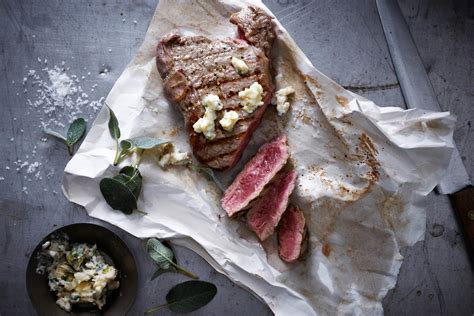 Entrecôte Mit Roquefort Nussbutter Rind Coopch