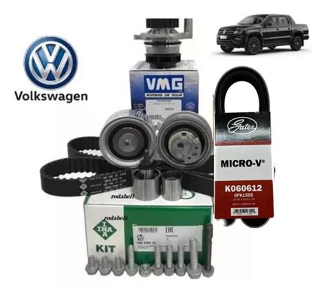 Kit Distribucion Ina Vw Amarok Con Bomba Vmg Y Correa Poli V Envío gratis