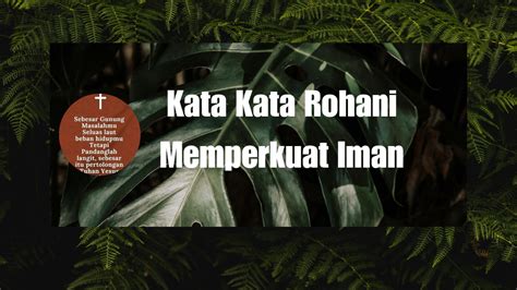 Kata Kata Rohani Memperkuat Iman Sepositif Positive Community
