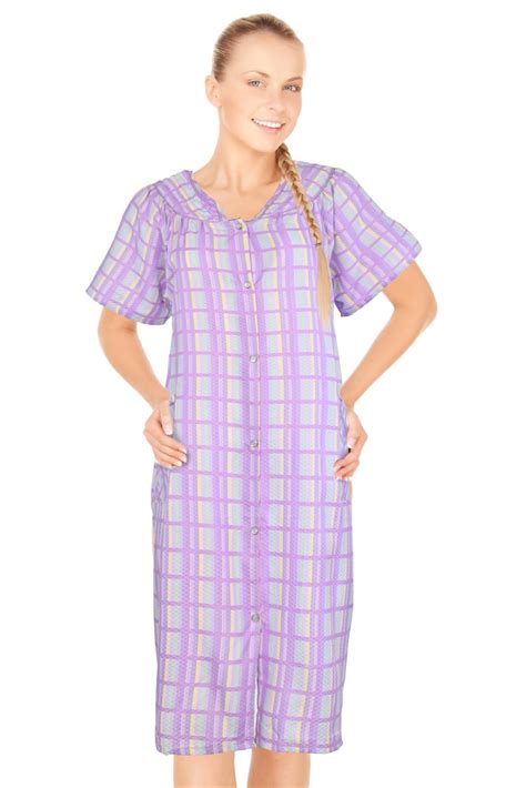 Jeffrico House Dresses For Women With Pockets Lightweight Breathable