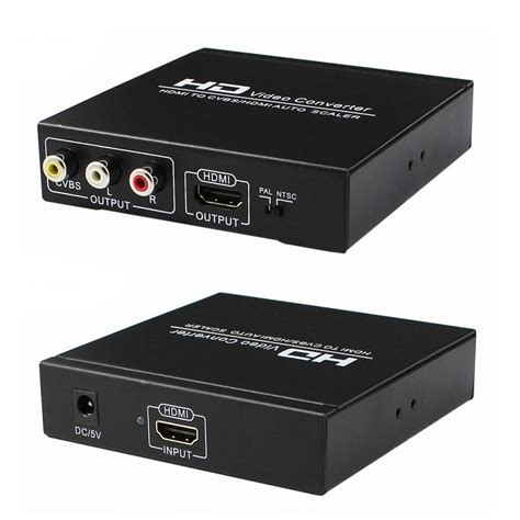 Conjunto Hdmi Para Hdmi E Av Rca Cvbs Rca Conversor Composto Para