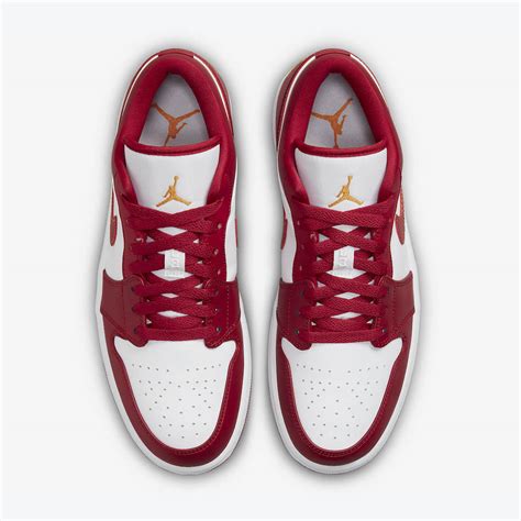 Air Jordan 1 Low Cardinal 553558 607 Release Date Nice Kicks