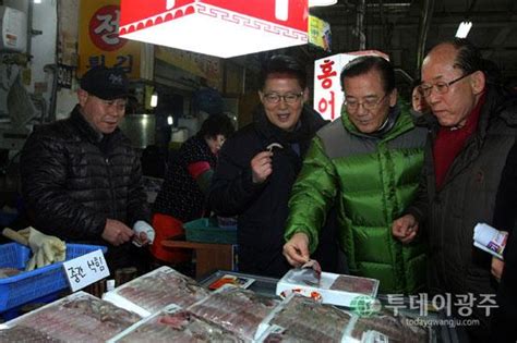 박준영 지사 설 앞두고 전통시장서 서민경제 살펴 투데이광주전남