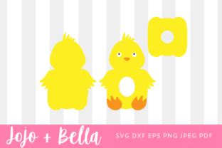 Chick Easter Egg Holder Svg Dxf Eps F Graphic By Jojo Bella