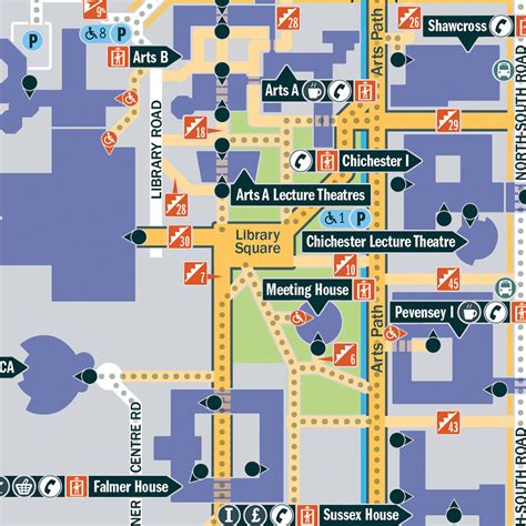 University Of Sussex Campus Map