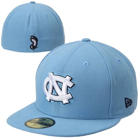 New Era North Carolina Tar Heels Unc Carolina Blue 59fifty Fitted Hat