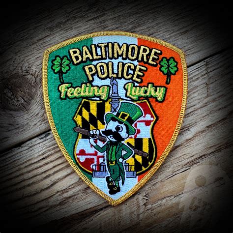 Mr Boh Irish Baltimore Md Pd Irish Patch Ghost Patch