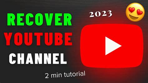 How To Recover Deleted Youtube Channel Recover Permanently Deleted