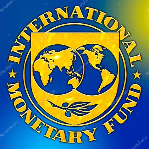 International Monetary Fund Logo Editorial Washington Stock