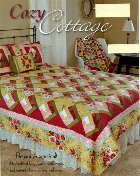 Cozy Cottage Quilt Pattern Pieced Me Cottage Quilt Cozy Cottage