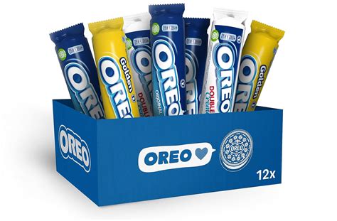 Oreo Box I 12 Packungen Oreo Kekse I 3 Oreo Sorten I Inkl 6x Oreo