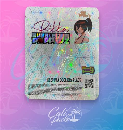Super Dope X Super Hentai X Bubblegum Popperz Cali Pack G Mylar Bag CaliPackz