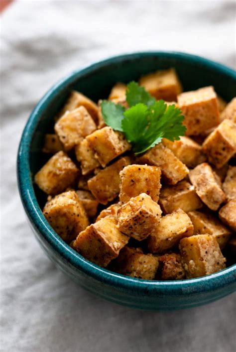 Crispy Baked Tofu The Crooked Carrot